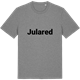Mid Heather Gray t-shirt med Julared fetstil t-shirt