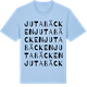 Blue Soul t-shirt med Jutabäcken ordlek t-shirt