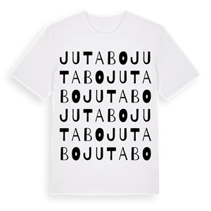 Jutabo ordlek t-shirt – ekologisk bomull t-shirt från Pinshirt