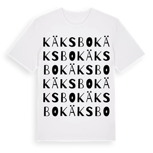 Käksbo ordlek t-shirt – ekologisk bomull t-shirt från Pinshirt