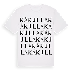 Kåkulla ordlek t-shirt – ekologisk bomull t-shirt från Pinshirt