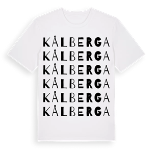 Kålberga ordlek t-shirt – ekologisk bomull t-shirt från Pinshirt