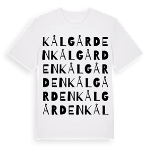 Kålgården ordlek t-shirt – ekologisk bomull t-shirt från Pinshirt