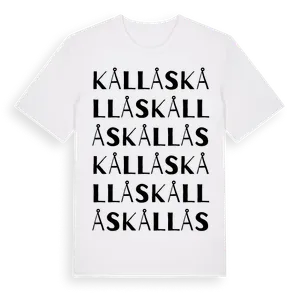 Kållås ordlek t-shirt – ekologisk bomull t-shirt från Pinshirt