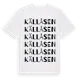 White t-shirt med Källåsen ordlek t-shirt
