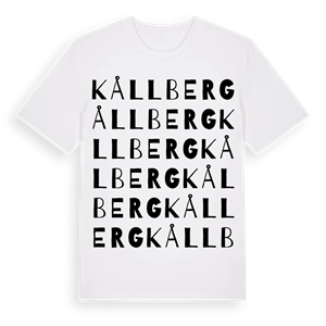 Kållberg ordlek t-shirt – ekologisk bomull t-shirt från Pinshirt