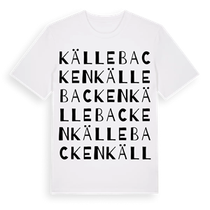 Källebacken ordlek t-shirt – ekologisk bomull t-shirt från Pinshirt