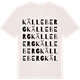 Vintage White t-shirt med Källeberg ordlek t-shirt