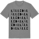 Mid Heather Gray t-shirt med Källedal ordlek t-shirt