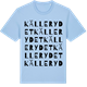 Blue Soul t-shirt med Källerydet ordlek t-shirt
