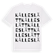 Kålleslätt ordlek t-shirt