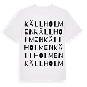 Källholmen ordlek t-shirt – ekologisk bomull t-shirt från Pinshirt