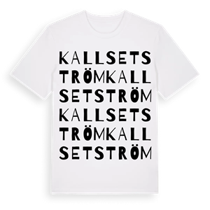 Kallsetström ordlek t-shirt – ekologisk bomull t-shirt från Pinshirt