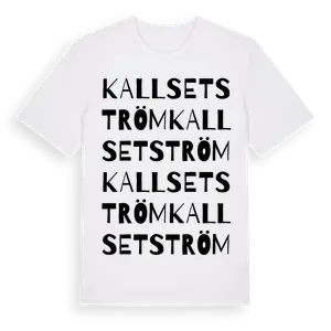 Kallsetström ordlek t-shirt – ekologisk bomull t-shirt från Pinshirt