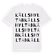 Källshyltan ordlek t-shirt