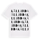 Källunda ordlek t-shirt