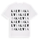 Kalvia ordlek t-shirt