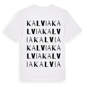Kalvia ordlek t-shirt – ekologisk bomull t-shirt från Pinshirt