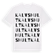 Kalvshult ordlek t-shirt