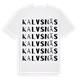 Kalvsnäs ordlek t-shirt