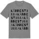 Mid Heather Gray t-shirt med Kännestubba ordlek t-shirt