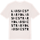 Vintage White t-shirt med Kanshestraryd ordlek t-shirt