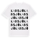Kansjö ordlek t-shirt