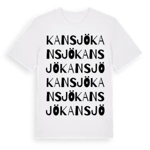 Kansjö ordlek t-shirt – ekologisk bomull t-shirt från Pinshirt