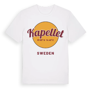 Kapellet cirkel t-shirt – ekologisk bomull t-shirt från Pinshirt