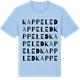 Blue Soul t-shirt med Kappeled ordlek t-shirt