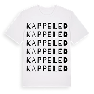 Kappeled ordlek t-shirt – ekologisk bomull t-shirt från Pinshirt