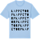 Blue Soul t-shirt med Kappetorp ordlek t-shirt
