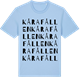 Blue Soul t-shirt med Kårafållen ordlek t-shirt