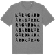 Mid Heather Gray t-shirt med Kåragård ordlek t-shirt