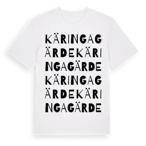Käringagärde ordlek t-shirt – ekologisk bomull t-shirt från Pinshirt