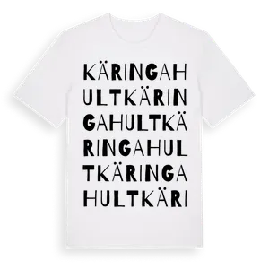 Käringahult ordlek t-shirt – ekologisk bomull t-shirt från Pinshirt