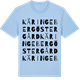 Blue Soul t-shirt med Käringeberg Östergård ordlek t-shirt