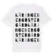 Käringeberg Östergård ordlek t-shirt
