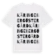 White t-shirt med Käringeberg Östergård ordlek t-shirt