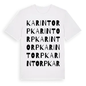 Karintorp ordlek t-shirt – ekologisk bomull t-shirt från Pinshirt