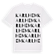 Karlhem ordlek t-shirt