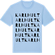 Blue Soul t-shirt med Karlhult ordlek t-shirt