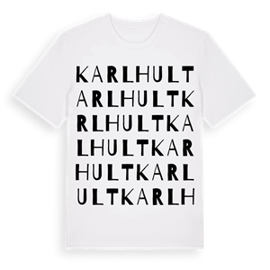 Karlhult ordlek t-shirt – ekologisk bomull t-shirt från Pinshirt