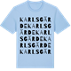 Blue Soul t-shirt med Karlsgärde ordlek t-shirt