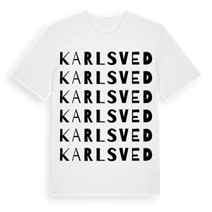 Karlsved ordlek t-shirt – ekologisk bomull t-shirt från Pinshirt
