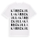 Kärnekulla ordlek t-shirt