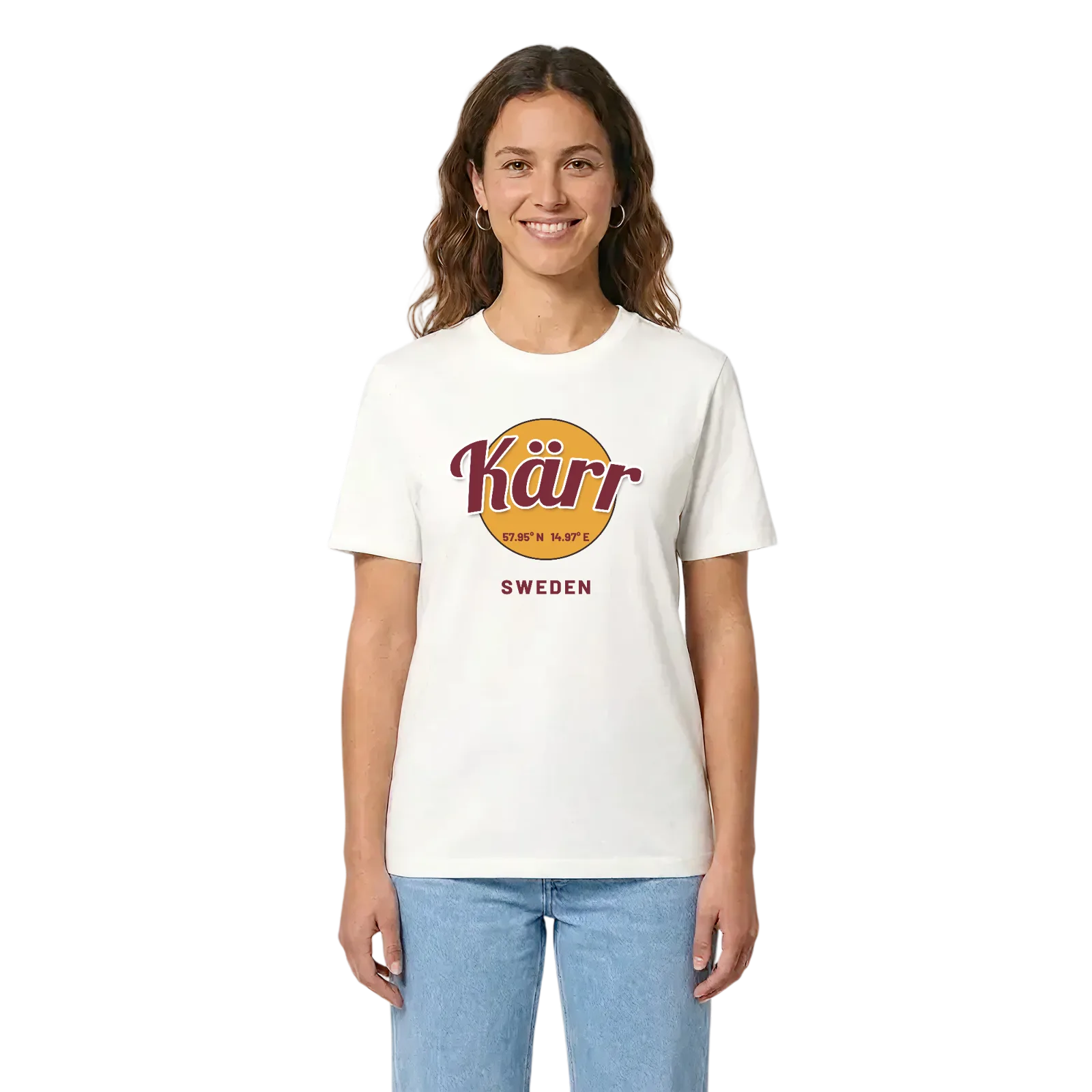 Kärr cirkel t-shirt – White, i miljö