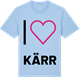 Blue Soul t-shirt med Jag älskar Kärr t-shirt stort tryck