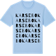 Blue Soul t-shirt med Karsebo ordlek t-shirt