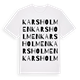 Karsholmen ordlek t-shirt